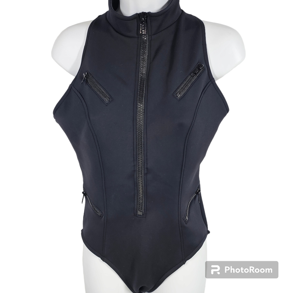 Scuba Coco Zip Front High Neck Underwire One Piece Swimsuit Women's Size 10 - Picture 3 of 16